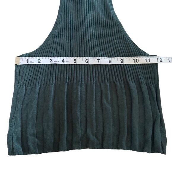 Intimately Free People Teal Knit Cropped Top MEDIUM NWOT - Picture 10 of 11